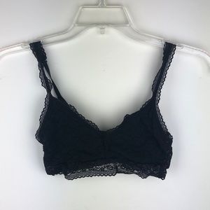 GAP 3 Style Black Bralette